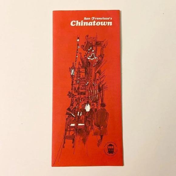 Vintage 1970s San Francisco Gray Line Chinatown Visitors Map Brochures Pamphlets - Picture 9 of 12